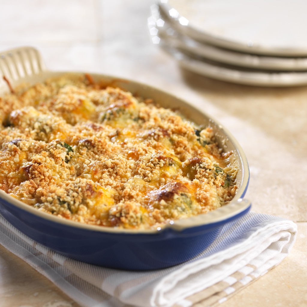 Gluten-Free Brussels Sprout Gratin