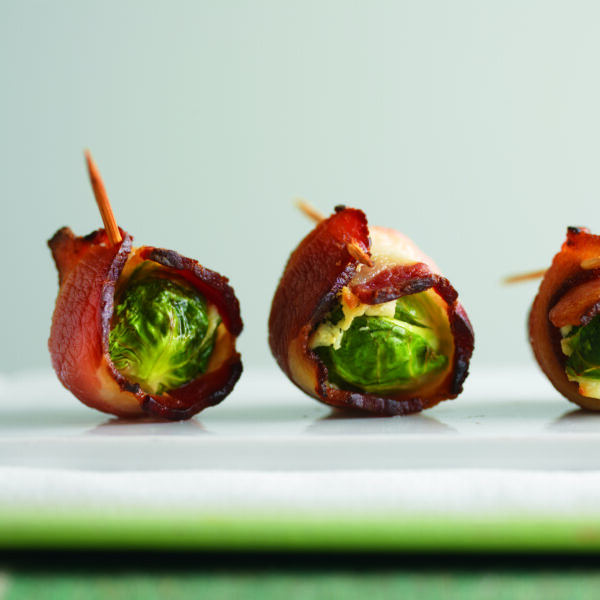 Bacon-Wrapped Brussels Bites