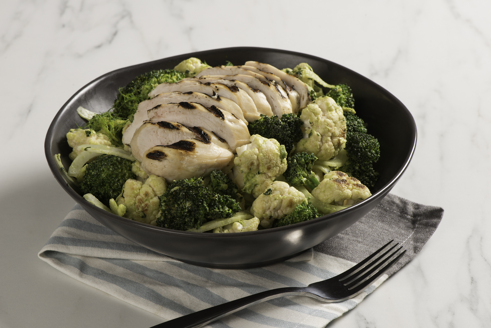 Cauliflower Broccoli Salad Recipe